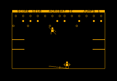 Acrobat (Stupid Pet Tricks joystick) game for Commodore PET